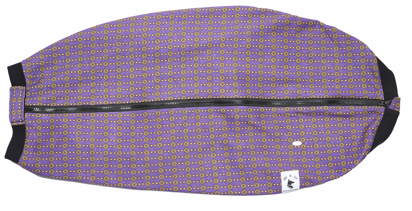 Purple long-sleeve tee